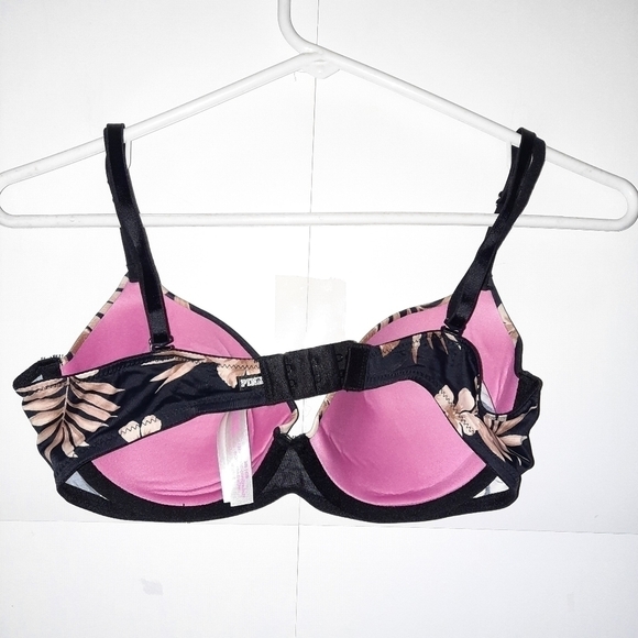 🌟 Victoria's Secret PINK floral bra size 34C - Picture 2 of 3